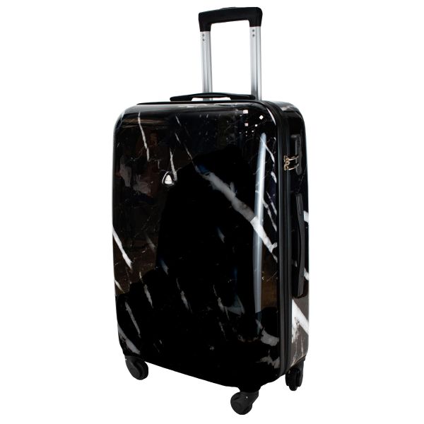 Чемодан Semi Line 24" (M) Black Marble (T5730-2)