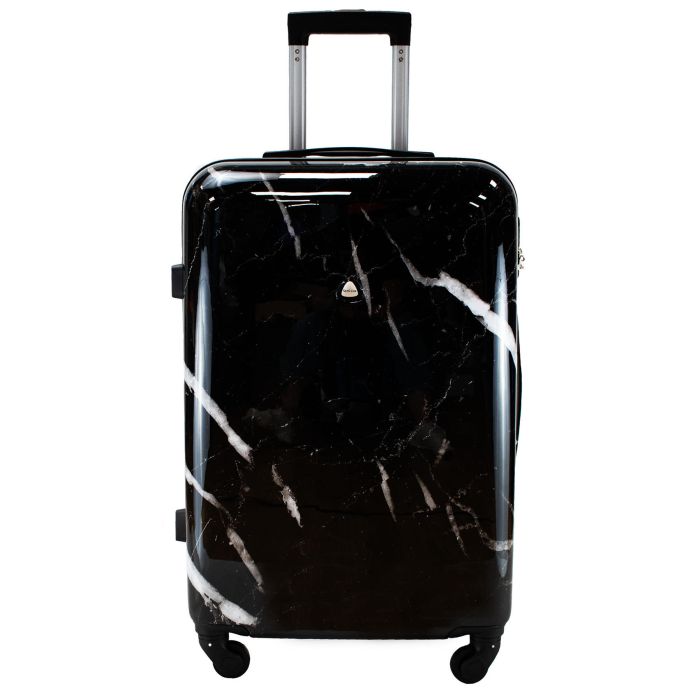 Валіза Semi Line 24" (M) Black Marble (T5730-2)
