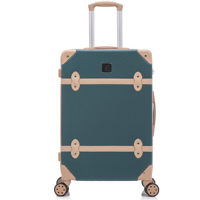 Чемодан Semi Line 20" (S) Green-Navy (T5838-2)