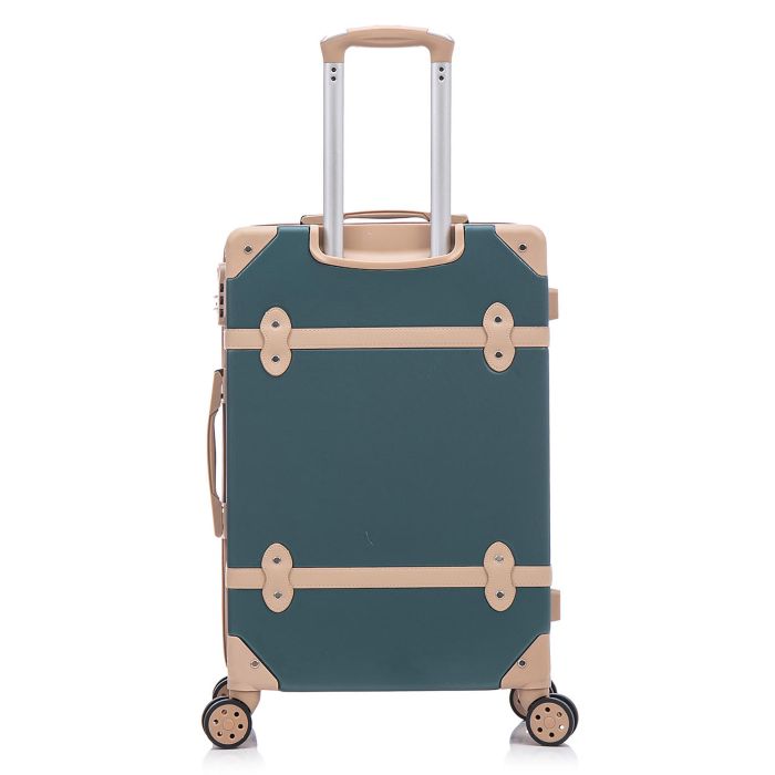Чемодан Semi Line 20" (S) Green-Navy (T5838-2)