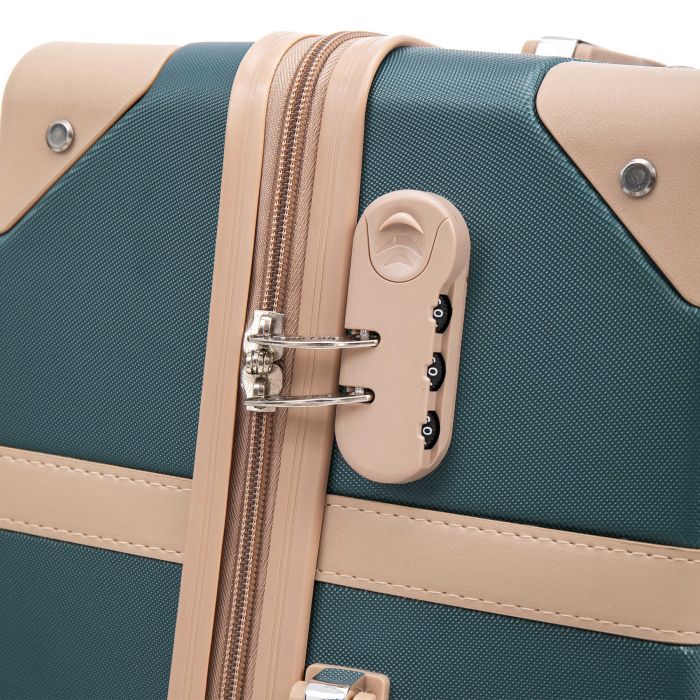 Чемодан Semi Line 24" (M) Green-Navy (T5838-3)