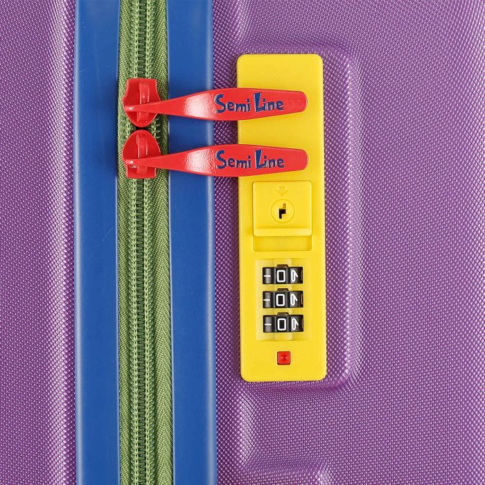 Чемодан Semi Line 20" (S) Purple (T5845-1)