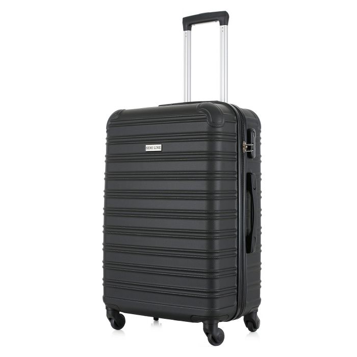Чемодан Semi Line 24" (M) Black (T5953-2)