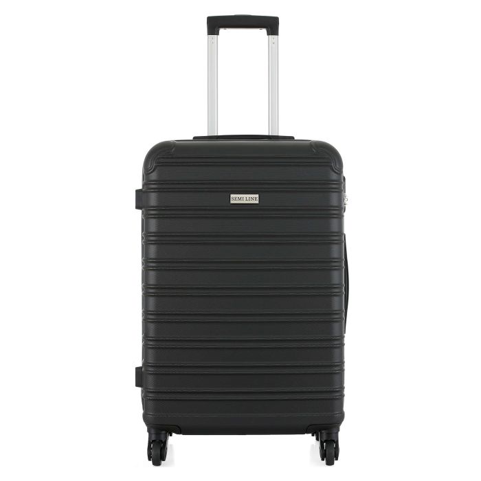 Чемодан Semi Line 24" (M) Black (T5953-2)