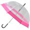 Парасолька Semi Line Transparent-Pink (2507-5)