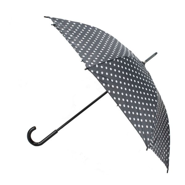 Зонтик Semi Line Black White Dots (L2037-3)