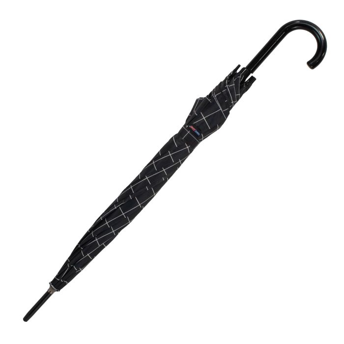 Зонтик Semi Line Grid Black (L2037-5)