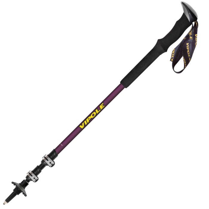 Палки трекинговые Vipole Base Camp Violet DLX (S25 08)