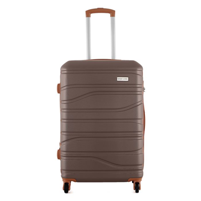 Чемодан Semi Line 24" (M) Graphite/Brown (T5689-2)
