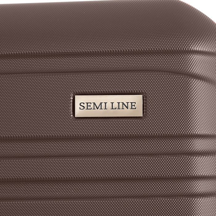 Чемодан Semi Line 24" (M) Graphite/Brown (T5689-2)