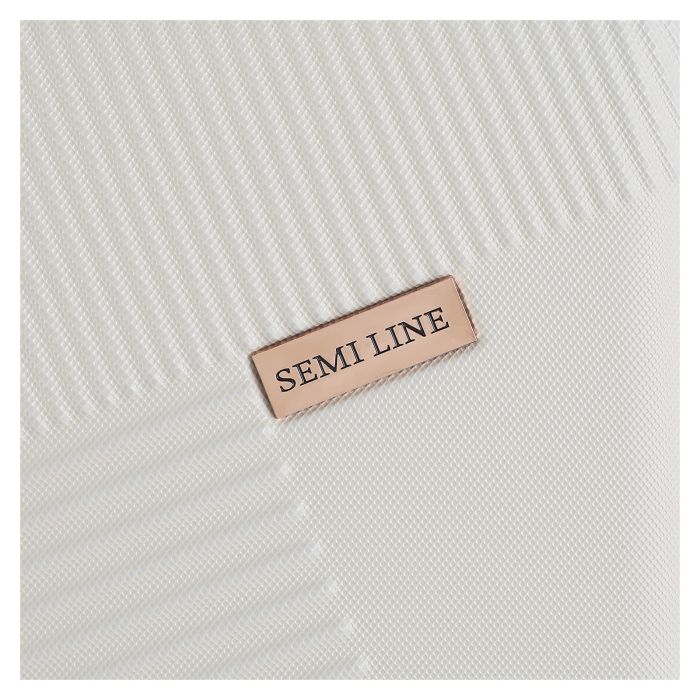 Валіза Semi Line 24" (M) Ecru (T5757-3)