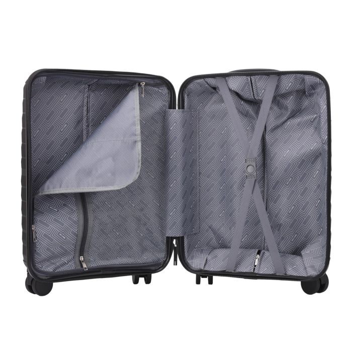 Чемодан Semi Line 20" (S) Black (T5911-2)