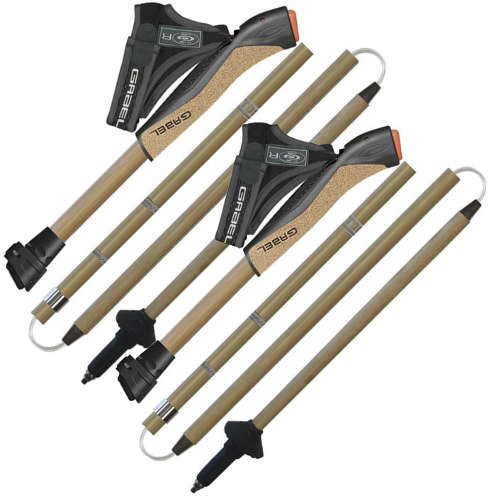 Палки для скандинавской ходьбы Gabel Nordic Bamboo Flash XTL (7009399100000)