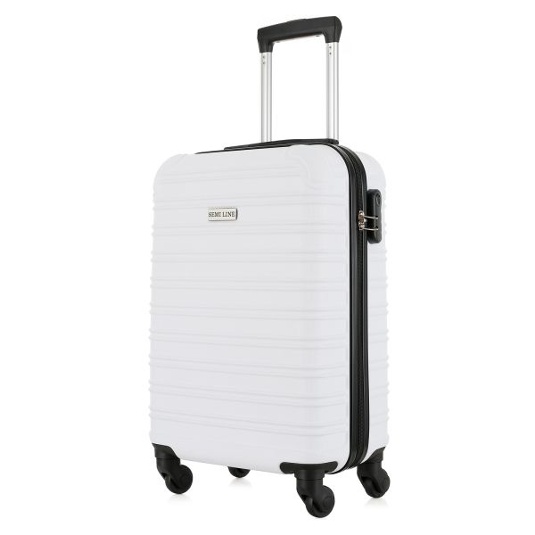 Чемодан Semi Line 20" (S) White (T5952-1)