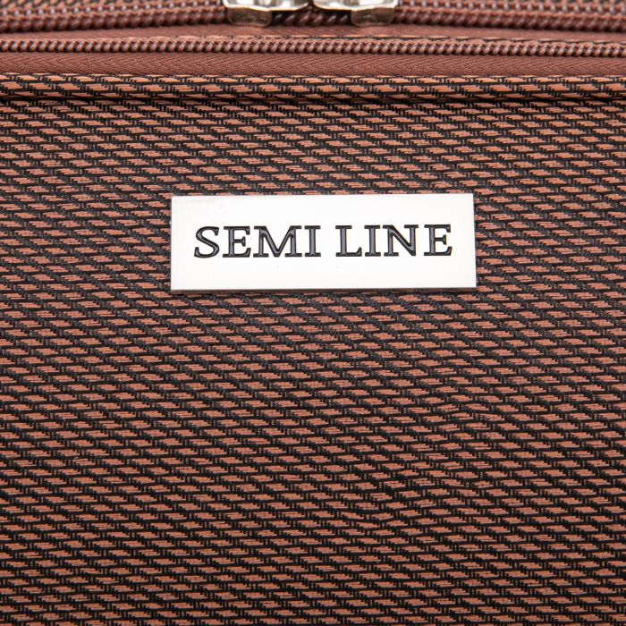 Валіза Semi Line 24" (M) Brown (T5960-2)