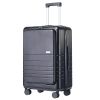 Чемодан Semi Line 24" (M) Black (T5964-3)