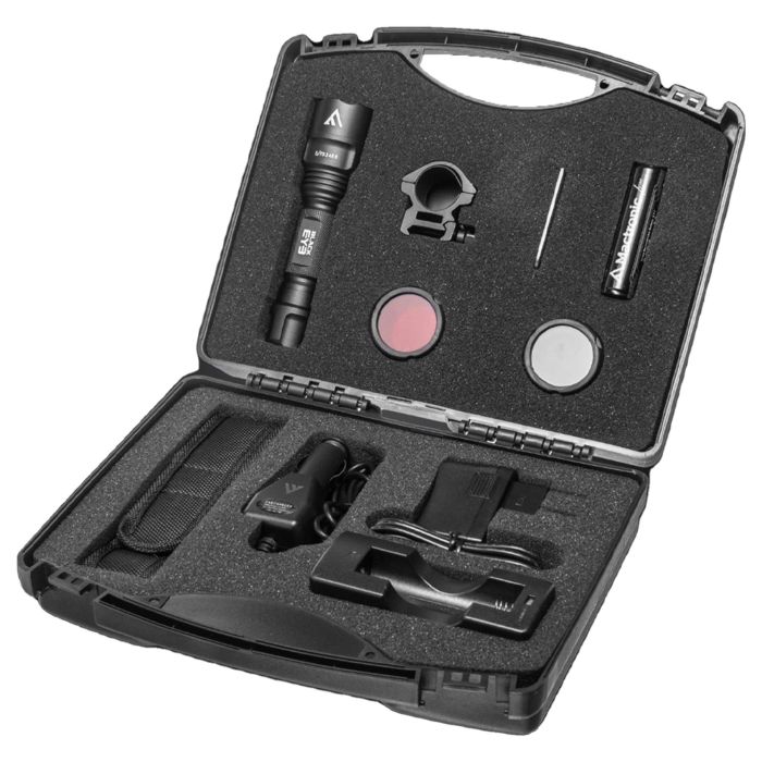 Ліхтар універсальний Mactronic Black Eye 650 (650 Lm) Recharg Type-C Gun Mount RGB Kit (L-MX532L-RC/SET3)