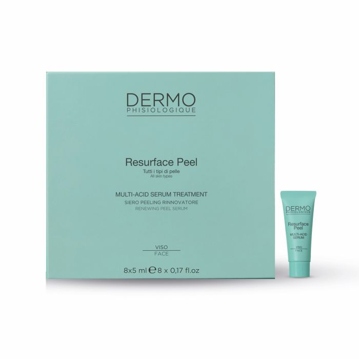 Мультикислотная лечебная сыворотка для пилинга лица Resurface Peel Multi-Acid Serum Treatment Dermophisiologique 8x5 мл (0530)
