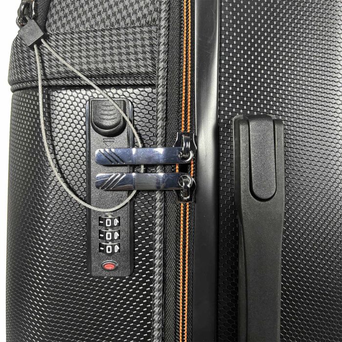Валіза Semi Line 20" (S) Black/Orange Line (T5734-1)