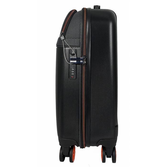 Валіза Semi Line 20" (S) Black/Orange Line (T5734-1)