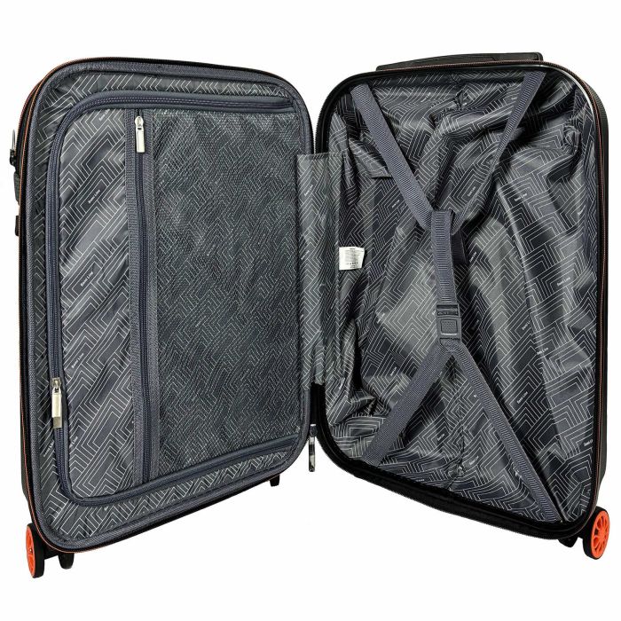 Валіза Semi Line 20" (S) Black/Orange Line (T5734-1)