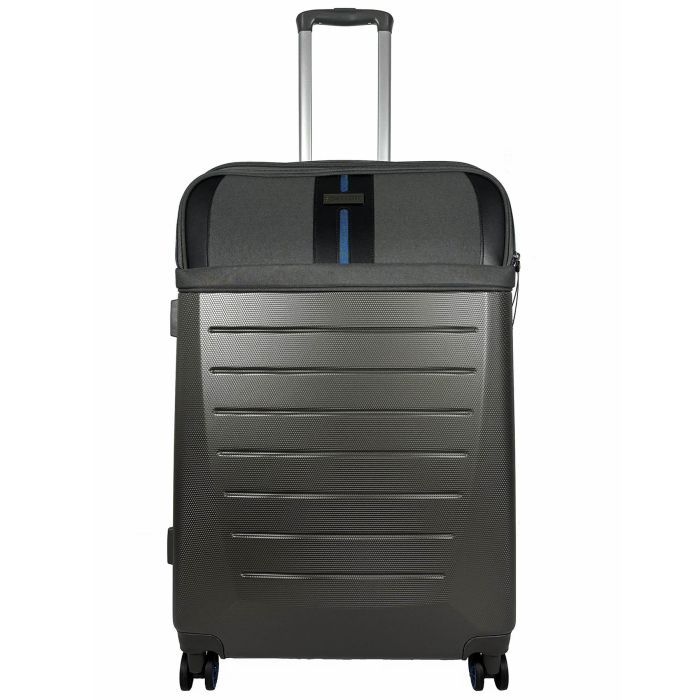 Валіза Semi Line 28" (L) Dark Brown/Blue Line (T5736-3)