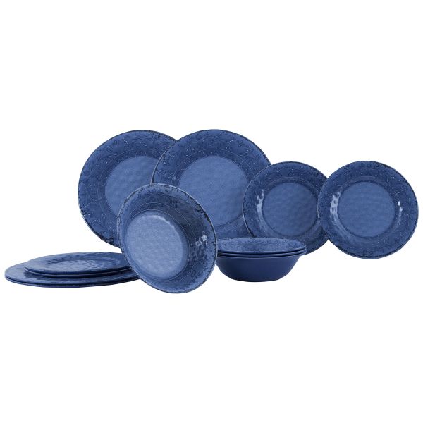 Сервіз столовий Gimex Tableware Stone 12 Pieces 4 Person Azure (6917104)