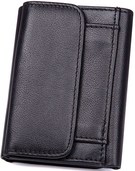 Кошелек 14467 кожаный Vintage черный