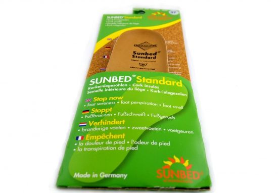 Ортопедична устілка з натурального корку Sunbed Standard Spannrit