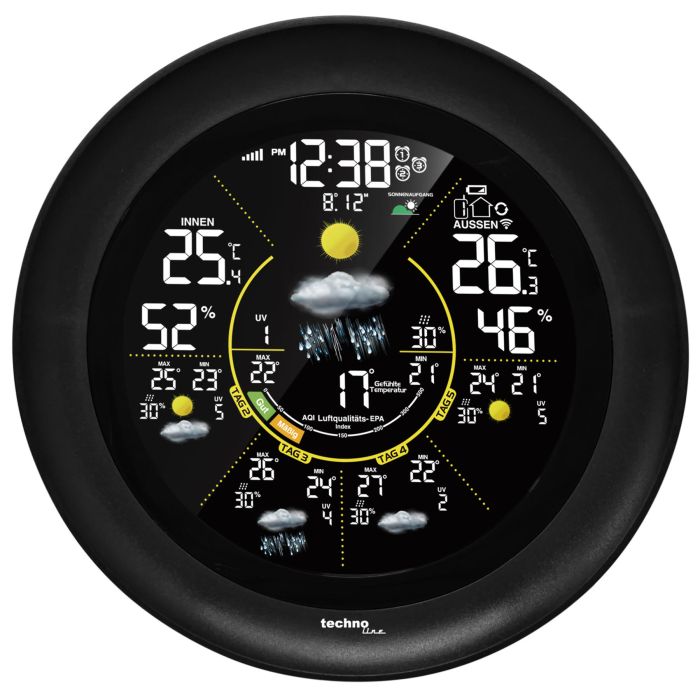 Метеостанція Technoline Tuya Smart/SmartLife WD3040 Black (WD3040)