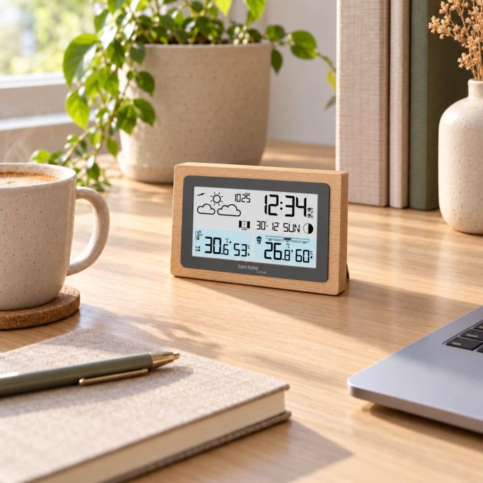 Метеостанція Technoline WS6785 Graphite/Wooden Frame (WS6785)