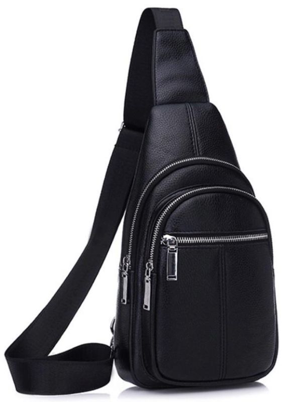 Стильний слінг для чоловіка з натуральної шкіри Tiding Bag A25F-5060A