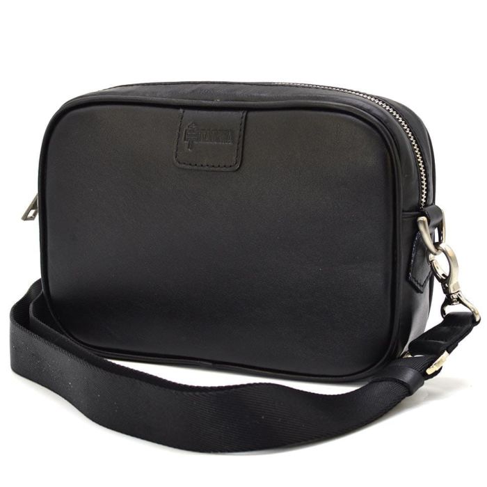 Шкіряна сумка барсетка чорна TARWA GA-7310-4lx