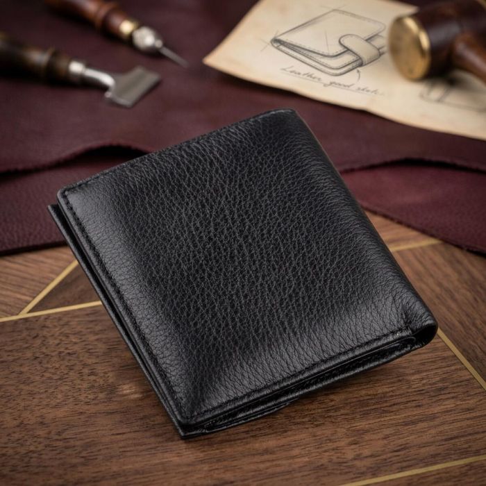 Жіночий гаманець із монетницею ST Leather 18919 чорний