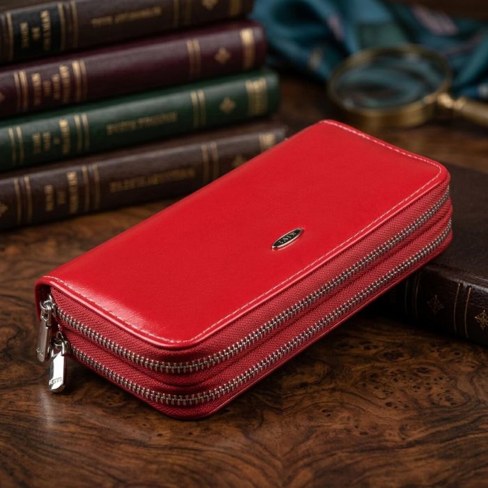 Кошелек женский из экокожи KIVI 19054 розовый
