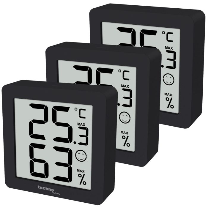 Набір термогігрометрів Technoline WS9425 Black (WS9425)