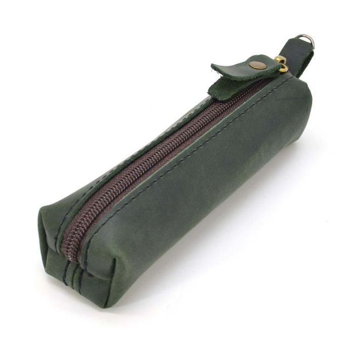 Шкіряна ключниця тубус TARWA Cylinder RE-cylin-001 зелена (RE-cylin-001)