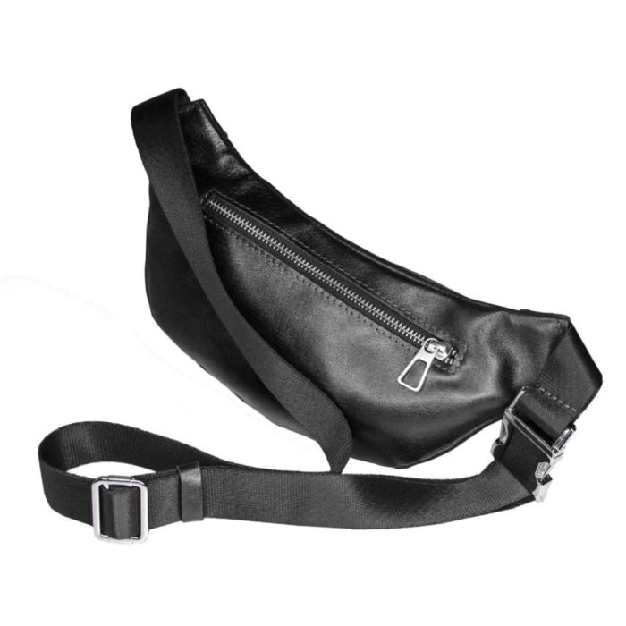 Шкіряна сумка на пояс бананка Grande Pelle 741610 (741610)
