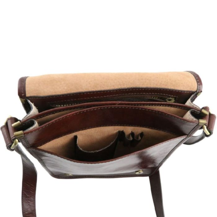 Чоловічий шкіряний великий месенджер Tuscany Leather Messenger TL141255 (1255_1_1)