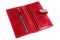 Портмоне, червоне жіноче з хлястиком Grande Pelle 524660 (524660)