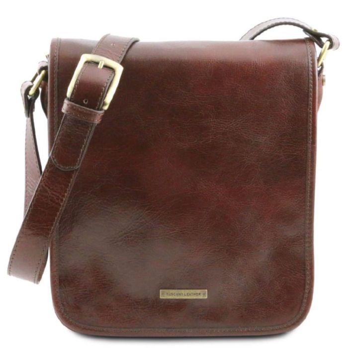 Чоловічий шкіряний великий месенджер Tuscany Leather Messenger TL141255 (1255_1_1)