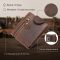 Тонкий чоловічий матовий портмоне 20239 Vintage коричневий