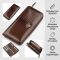 Кошелек женский ST Leather 18438 (S7001A) многофункциональный коричневый