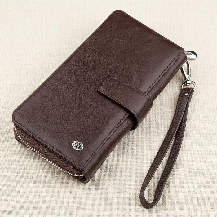 Гаманець жіночий ST Leather 18457 (ST228) з натуральної шкіри коричневий