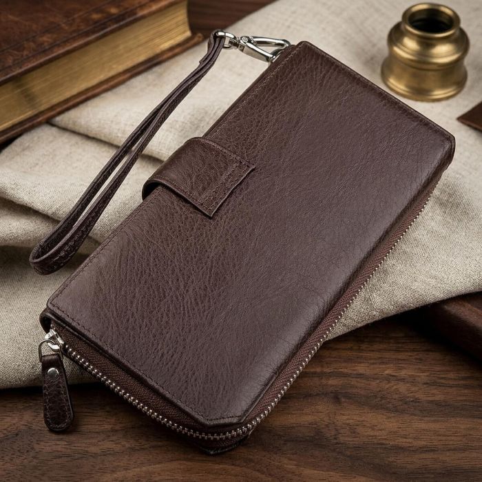 Гаманець жіночий ST Leather 18457 (ST228) з натуральної шкіри коричневий