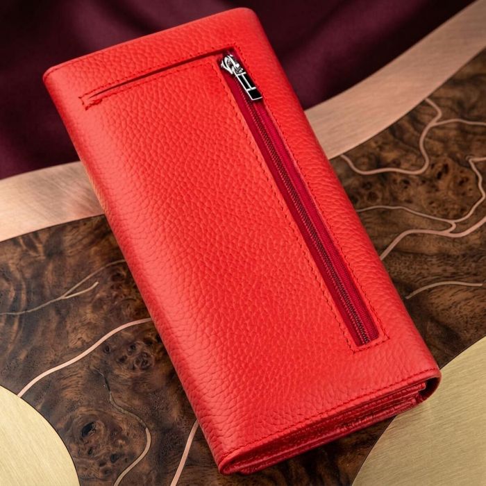 Дивовижний жіночий гаманець ST Leather 18858 червоний