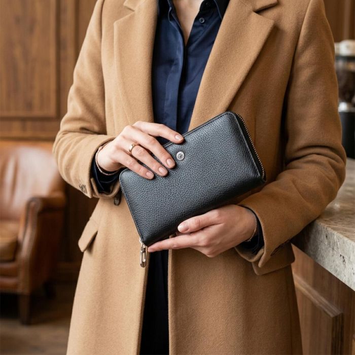 Жіночий клатч ST Leather 18863 чорний