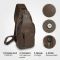 Сумка мужская кожаная через плечо 14390 Vintage коричневый
