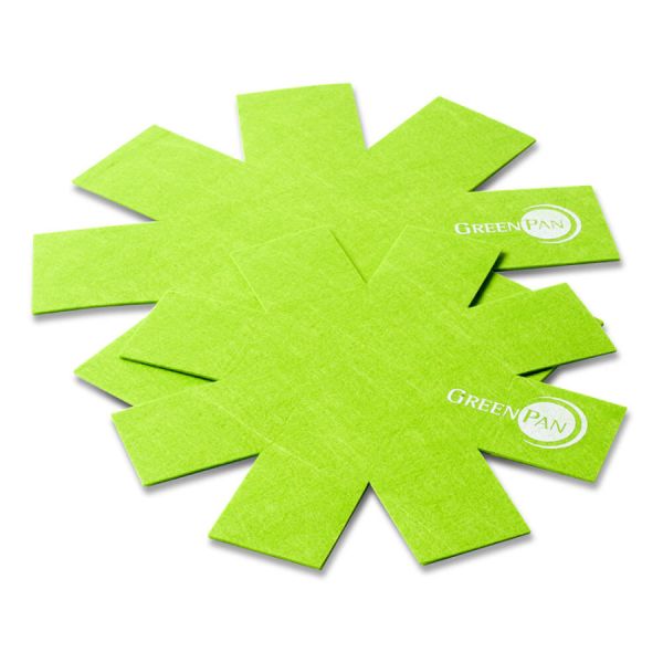 Захист для зберігання сковорідок GreenPan 2 шт 27+34 см салатовий (CC000749-001)
