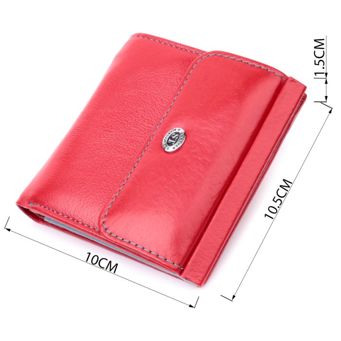 Жіночий гаманець середнього розміру ST Leather 19496 червоний